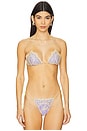 view 1 of 5 Nina Bikini Top in Yellow Lace