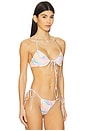 view 2 of 4 Nix Bikini Top in Pink Lagoon