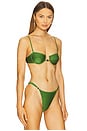 view 2 of 5 Prima Bikini Top in Green