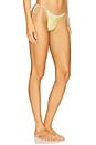 view 2 of 4 Flora Bikini Bottom in Daisy Yellow
