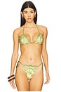 view 1 of 5 Nina Bikini Top in Jungle Green