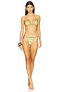 view 4 of 5 Nina Bikini Bottom in Jungle Green
