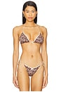 view 1 of 4 Flora Bikini Top in Leopard Dream