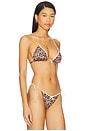 view 2 of 4 Flora Bikini Top in Leopard Dream