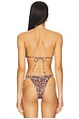 view 3 of 4 Flora Bikini Top in Leopard Dream