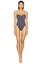 view 1 of 4 Floyd One Piece Swimsuit in Black Polka Dot