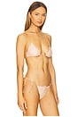 view 2 of 4 Nina Bikini Top in Peach Lace