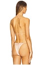 view 3 of 4 Nina Bikini Top in Peach Lace