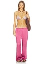 view 4 of 5 TOP BIKINI TRIANGULAR LUNA in Rockrose Paisley
