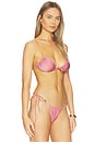 view 2 of 5 TOP BIKINI BANDA BLOOM in Rose Tan