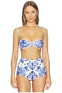 view 1 of 4 TOP BIKINI DON in Blue Matera