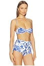 view 2 of 4 TOP BIKINI DON in Blue Matera