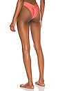 view 3 of 4 Jasmin Bikini Bottom in Coral