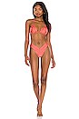 view 4 of 4 Jasmin Bikini Bottom in Coral