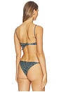 view 3 of 4 TOP BIKINI ESTILO CORSÉ PRIMA in Green Savannah