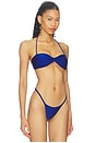 view 2 of 4 HAUT DE MAILLOT DE BAIN DOS NAGEUR CIEL in Deep Ocean