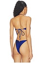 view 3 of 4 HAUT DE MAILLOT DE BAIN DOS NAGEUR CIEL in Deep Ocean