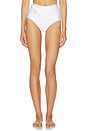 view 1 of 4 BAS DE MAILLOT DE BAIN TAILLE HAUTE ARI in White