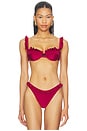 view 1 of 4 TOP BIKINI CON AROS ANGELA in Volcanic Gem