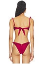 view 3 of 4 TOP BIKINI CON AROS ANGELA in Volcanic Gem