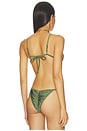 view 3 of 5 HAUT DE MAILLOT DE BAIN TRIANGLE EMI-LYNN  in Olive Peridot