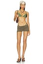 view 4 of 5 HAUT DE MAILLOT DE BAIN TRIANGLE EMI-LYNN  in Olive Peridot