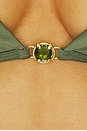 view 5 of 5 HAUT DE MAILLOT DE BAIN TRIANGLE EMI-LYNN  in Olive Peridot