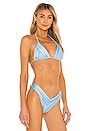 view 2 of 4 Jasmin Bikini Top in Light Blue