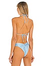 view 3 of 4 Jasmin Bikini Top in Light Blue