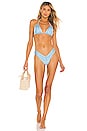 view 4 of 4 Jasmin Bikini Top in Light Blue