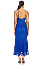 view 3 of 4 Adoni Mesh Midi Dress in Cobalt