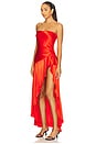 view 3 of 4 x REVOLVE Lorenza Midi Dress in Fire Red