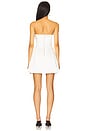 view 3 of 3 Karoline Satin Mini Dress in Orchid White
