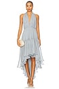 view 1 of 4 x REVOLVE Leona High Low Ruffle Dress in Cornflower
