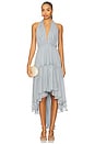 view 4 of 4 x REVOLVE Leona High Low Ruffle Dress in Cornflower