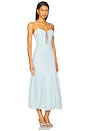 view 2 of 4 Delaney Bubble Midi Dress in Soft Blue