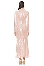 view 3 of 4 Lorel Sequin Mesh Midi Dress in Bliss Pink