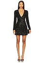 view 1 of 4 Eida Hourglass Mini Dress in Black