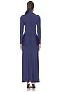 view 3 of 3 Alix Maxi Tie Front Dress in Navy
