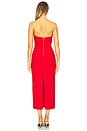 view 4 of 4 Rosalyn Midi Dress in Fire Red