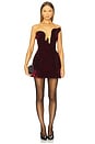 view 1 of 4 ПЛАТЬЕ ROSALYN in Burgundy