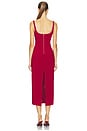 view 3 of 4 VESTIDO MIDI BROOKLYN in Burgundy