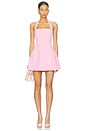view 1 of 3 Nevelle Hourglass Halter Dress in Candy Pink