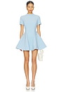 view 1 of 3 Zephyra Collar Mini Dress in Soft Blue