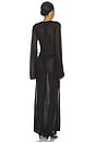 view 3 of 3 Bryn Crochet Maxi Dress in Black