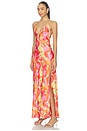 view 2 of 3 Yve Halter Maxi Dress in Hot Pink Floral