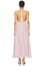 view 3 of 3 Dorota Halter Neck Midi Dress in Bliss Pink