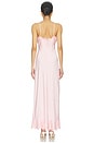 view 3 of 3 Alerie Lace Satin Maxi Dress in Petal Pink