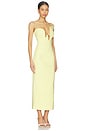 view 2 of 3 VESTIDO ROSALYN in Canary Yellow