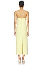 view 3 of 3 VESTIDO ROSALYN in Canary Yellow
